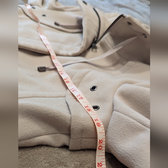 Zara beige mid-season jacket L - Picture 6 of 9